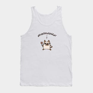 Neurodivergent Cat (Light) Tank Top